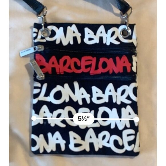 Robin Ruth Barcelona Crossbody Bag With Adjustable Strap & Zipper Pockets Small - Picture 7 of 7